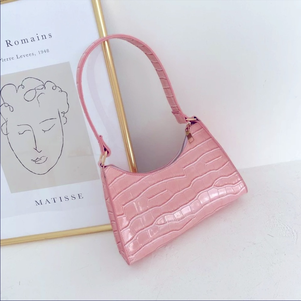🔥SALE🔥 NEW VINTAGE SOFT PINK SHOULDER BAG